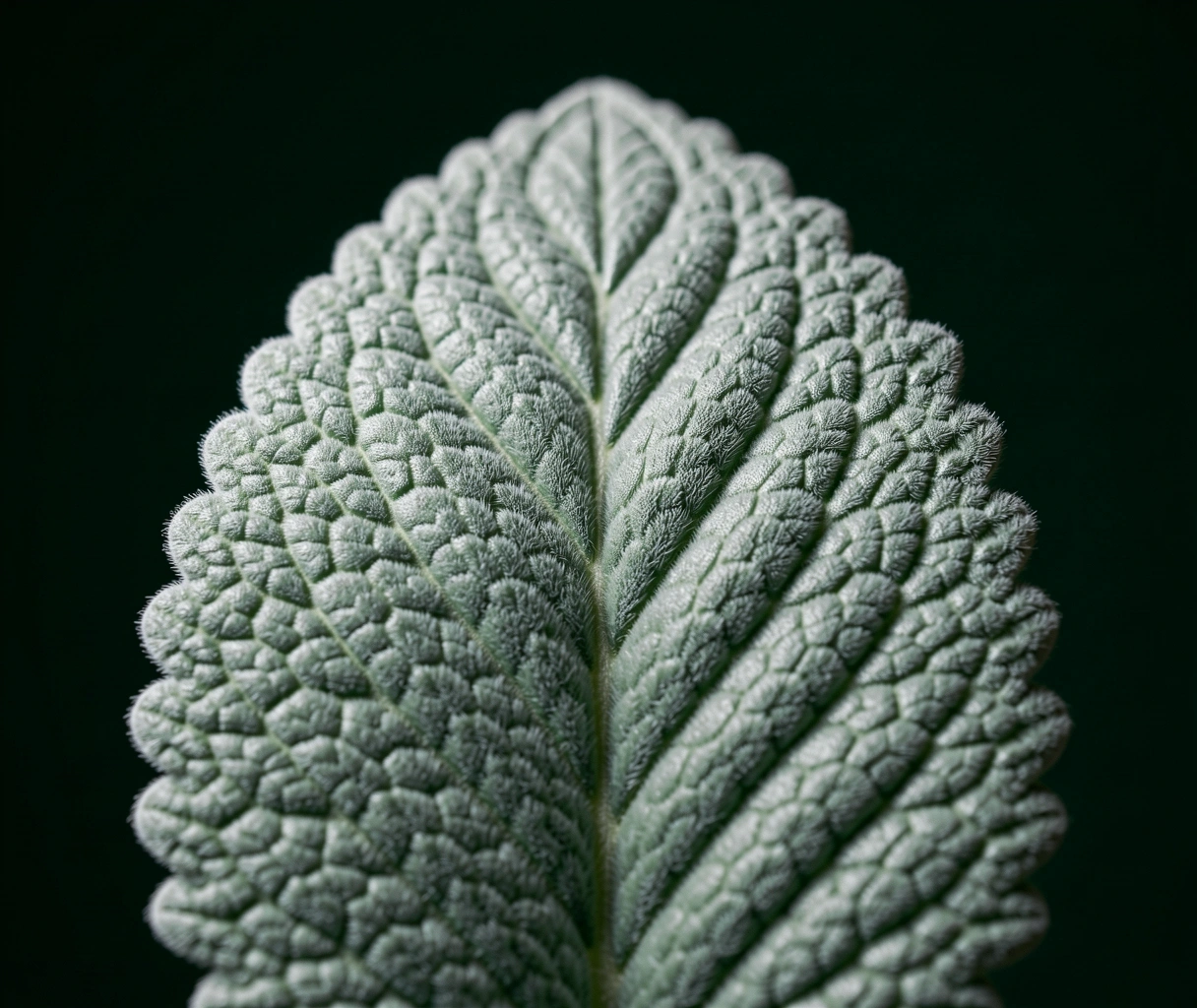 Botanisches Specimen eines Heilblattes